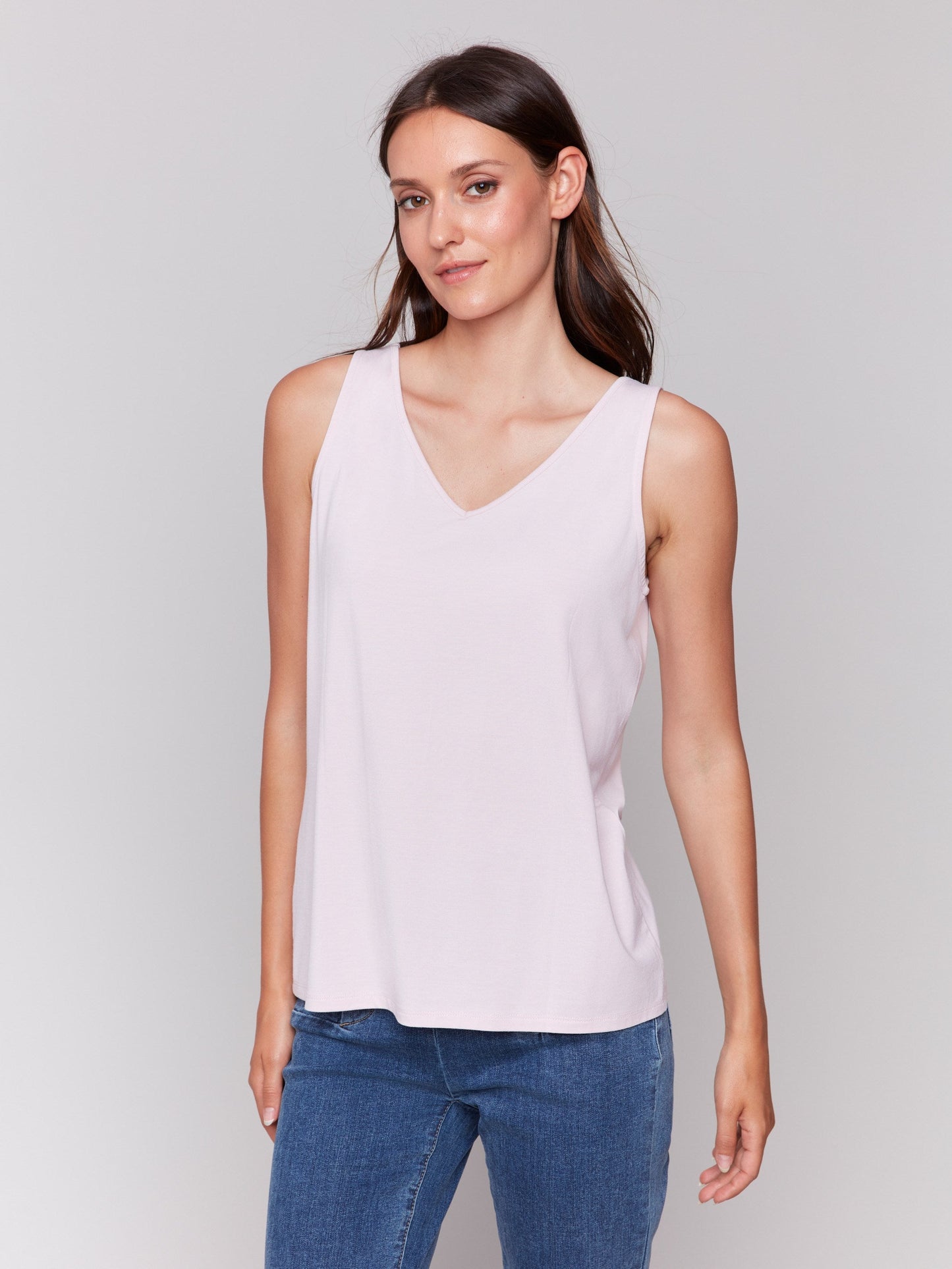Reversible Bamboo Cami - Petal