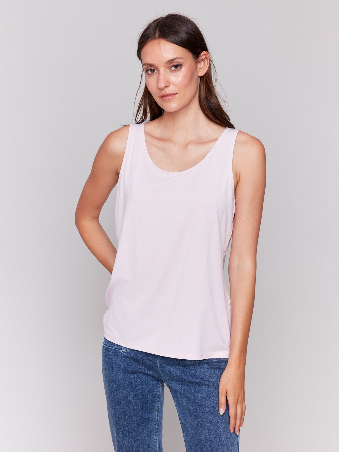 Reversible Bamboo Cami - Petal