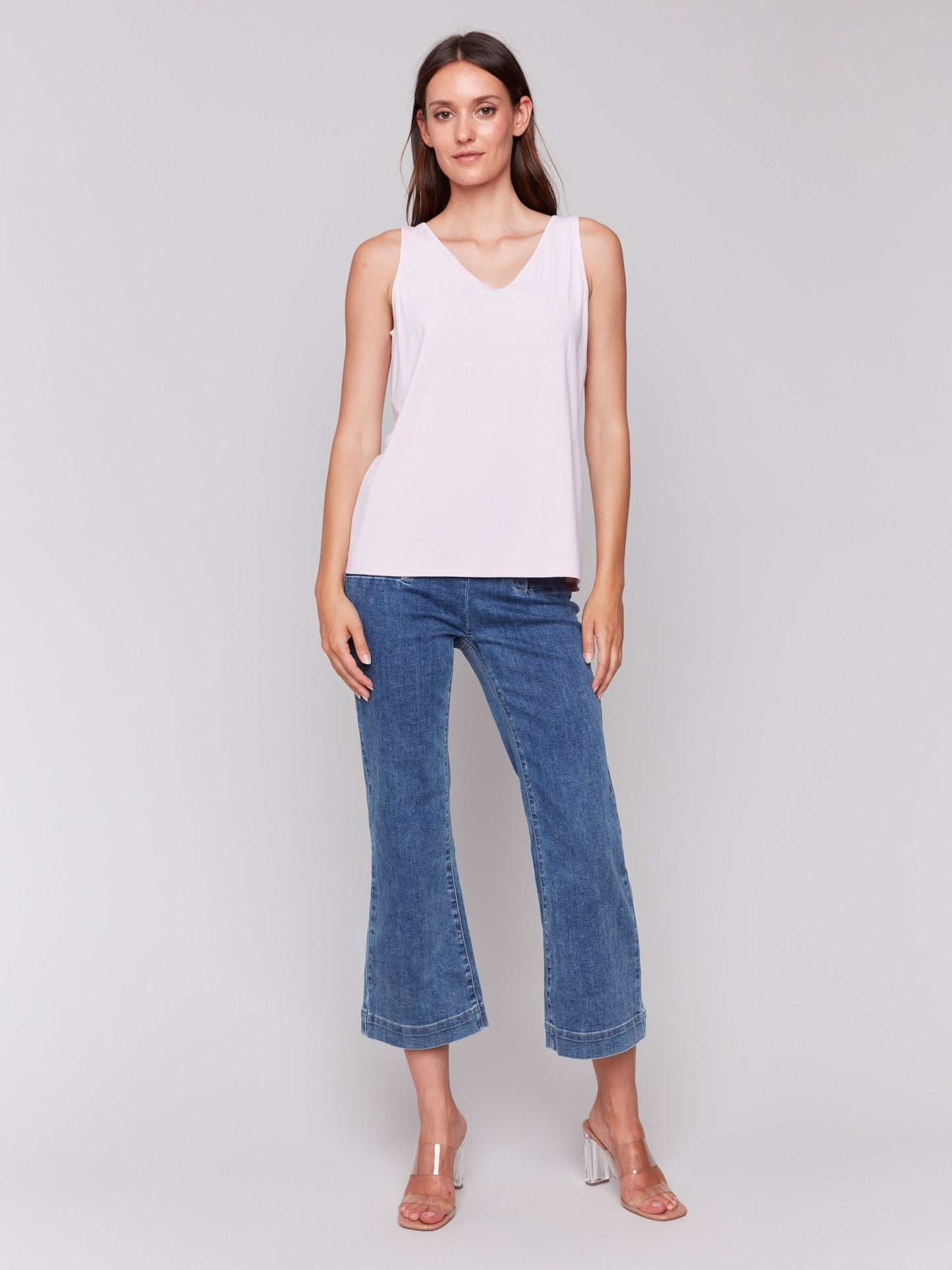 Reversible Bamboo Cami - Petal