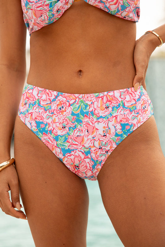 Current Events Floral Multi Printed Bikini Bottoms FINAL SALE